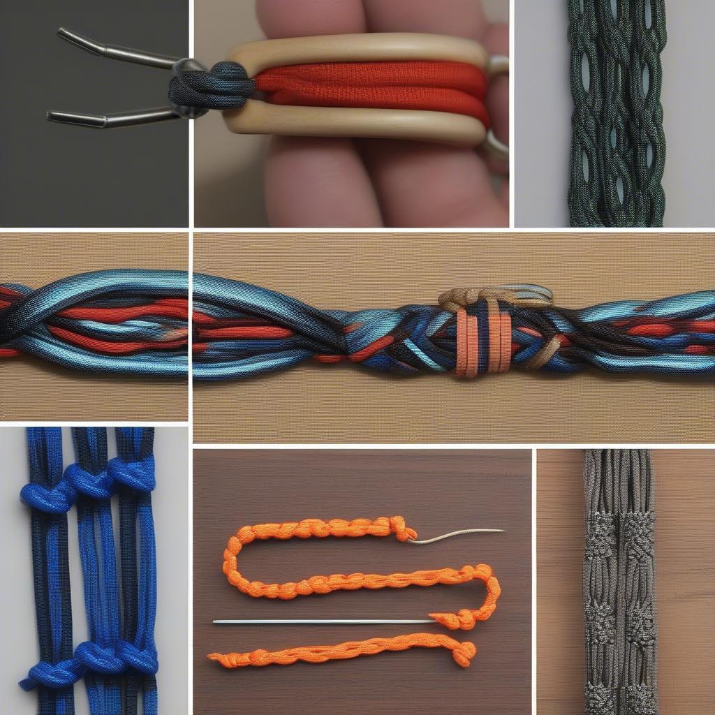 Different Paracord Weaving Techniques for Chair Seats