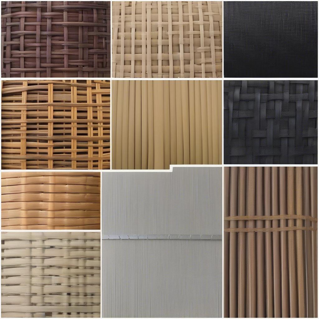 Different Weaving Materials for Patio Chairs