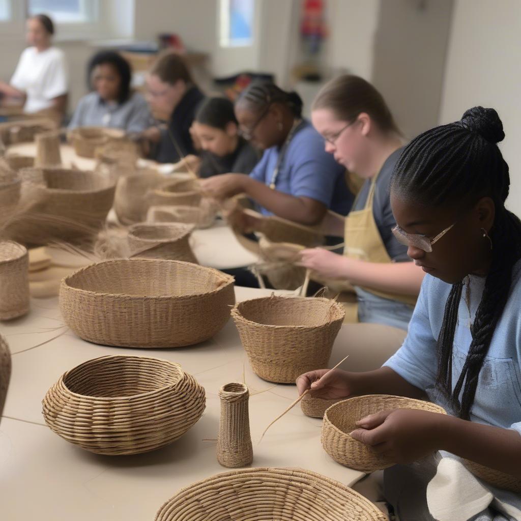 Phoenix Basket Weaving Class for Beginners