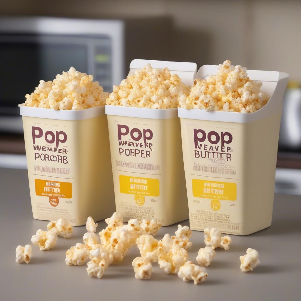 Pop Weaver Microwave Popcorn Calorie Comparison