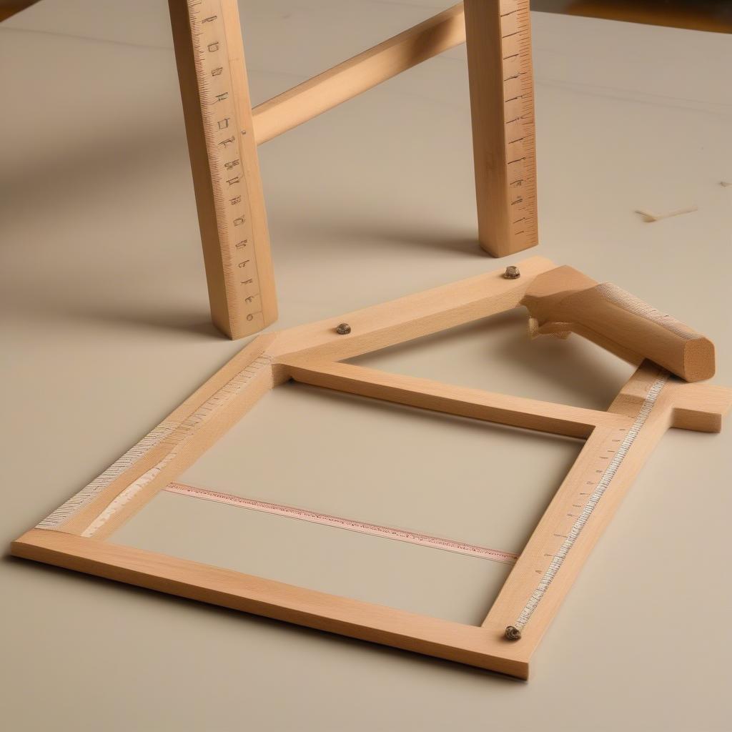 Prepping the Chair Frame for Herringbone Paper Cord