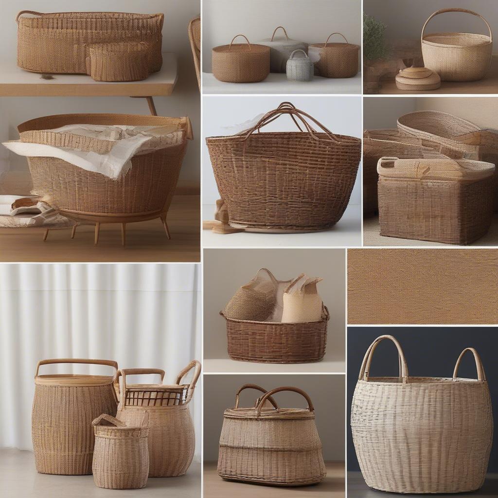 Rattan and Wicker Baskets: Different Styles and Applications