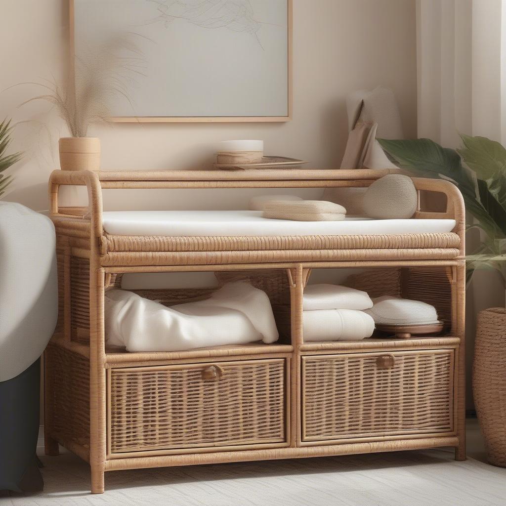 Comparing Rattan and Wicker Changing Tables