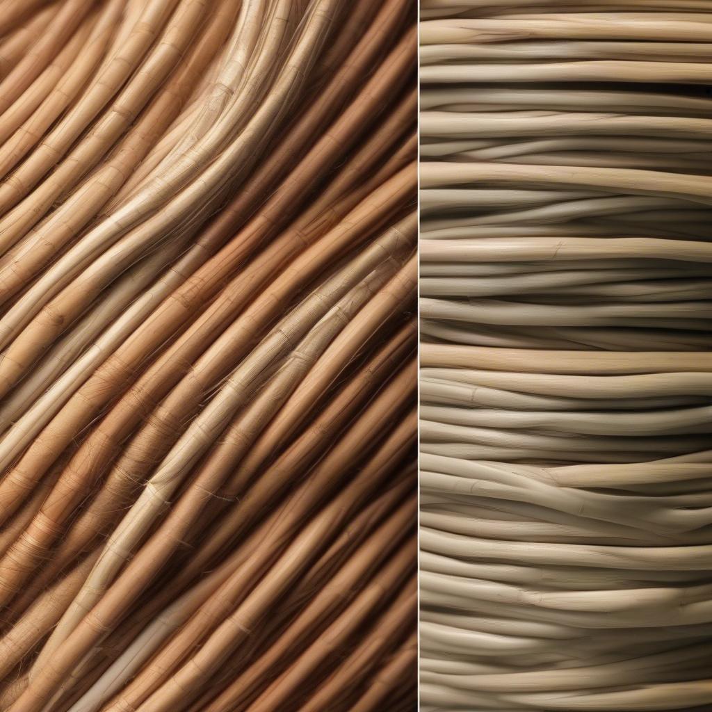 Rattan vs. Wicker: A Material Comparison