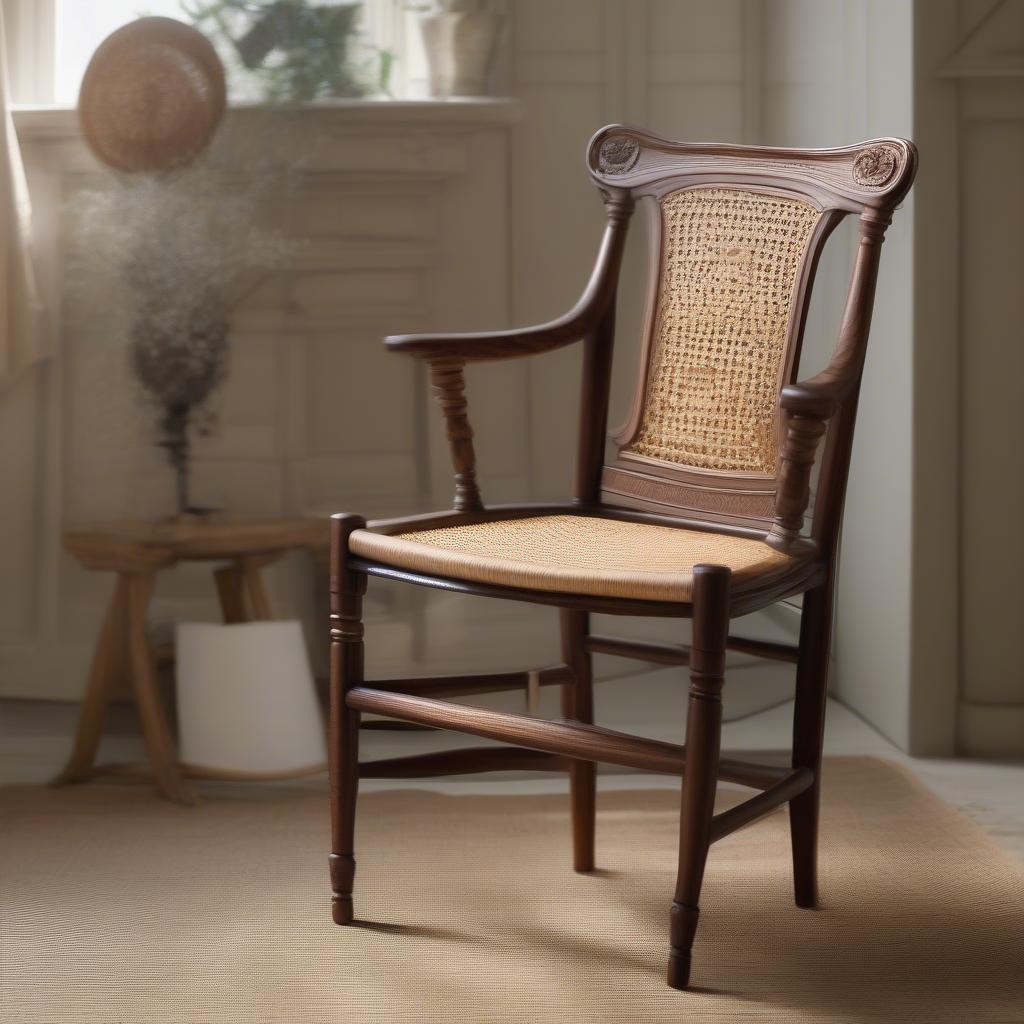 Restored Chair with Cane Seat in Northern Indiana