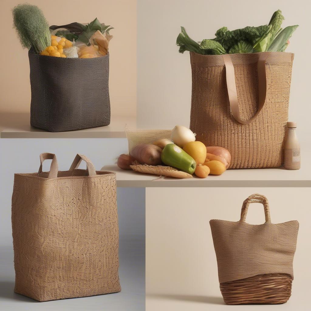 Durable Reusable Woven Grocery Bags: Withstanding Heavy Loads and Frequent Use