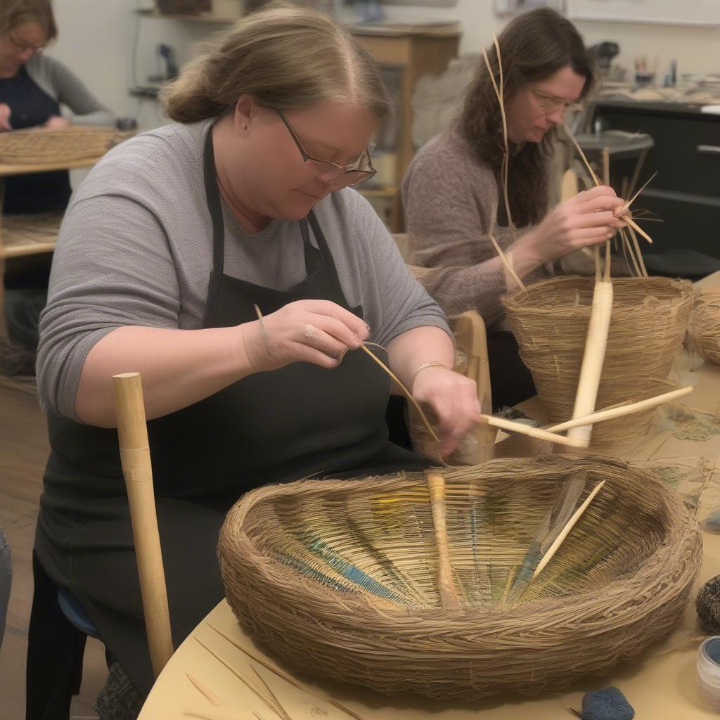 Rhode Island Basket Weaving Class