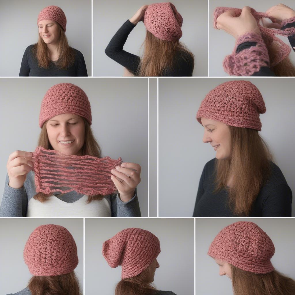 Step-by-Step Crochet Instructions for a Slouchy Hat