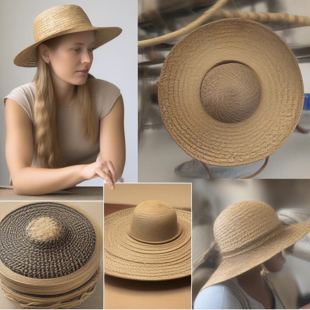 Different Straw Hat Weaving Techniques