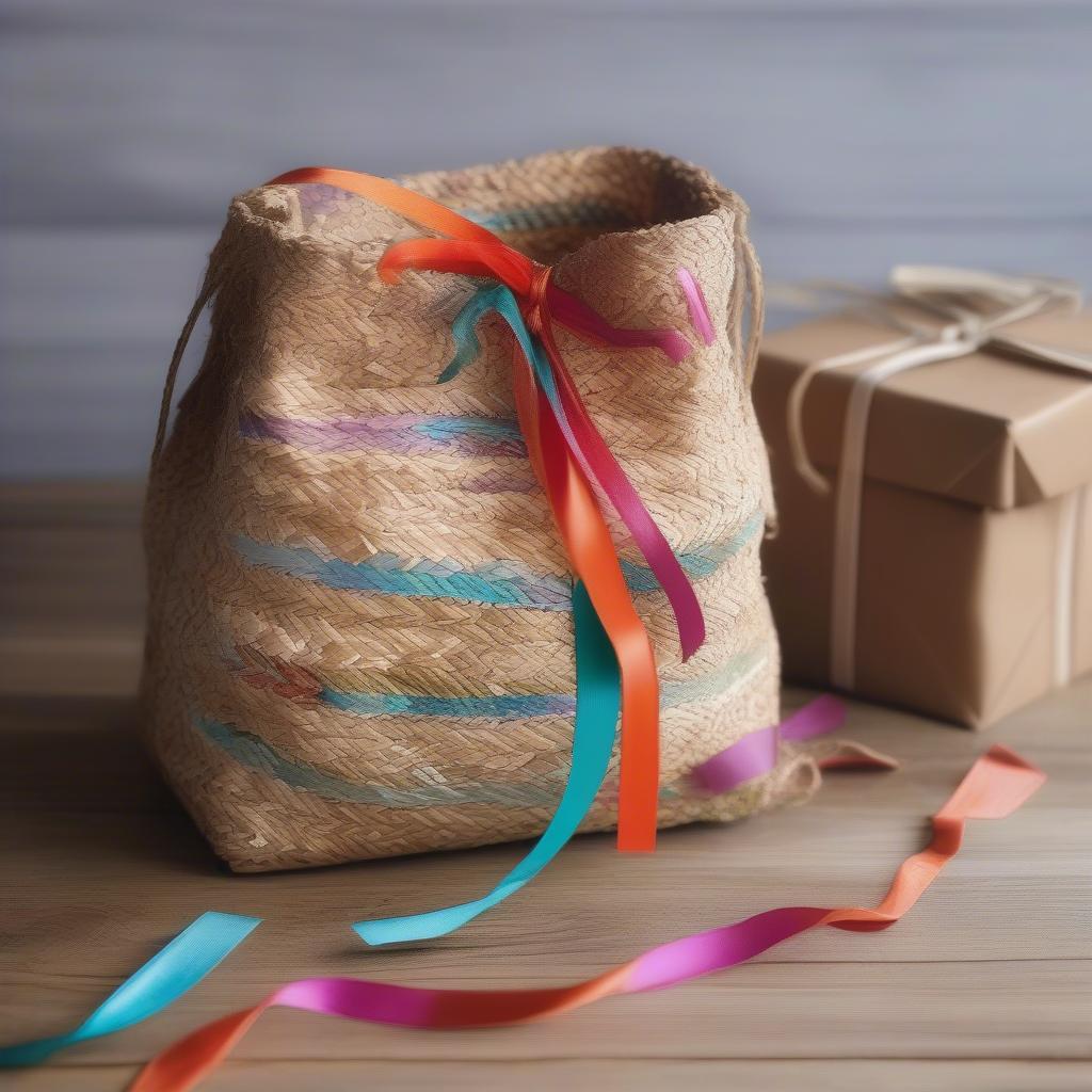 Straw Woven Bag as a Birthday Gift