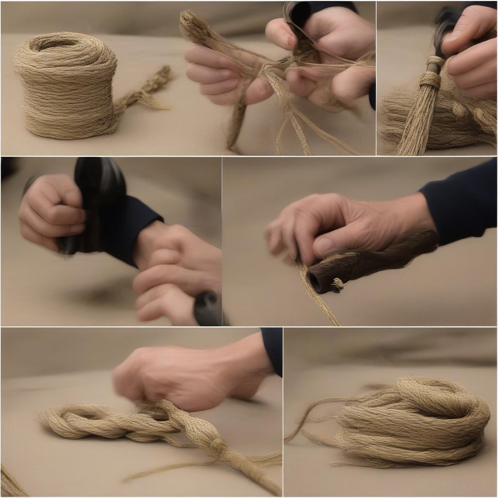 Creating Rope for Sugan Chair Weaving