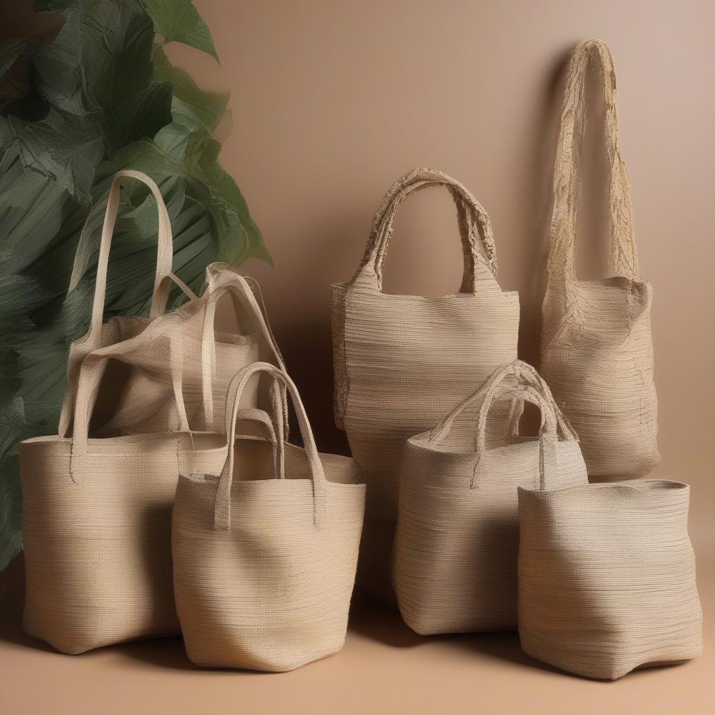 Sustainable Limp Woven Bags: Raffia and Jute