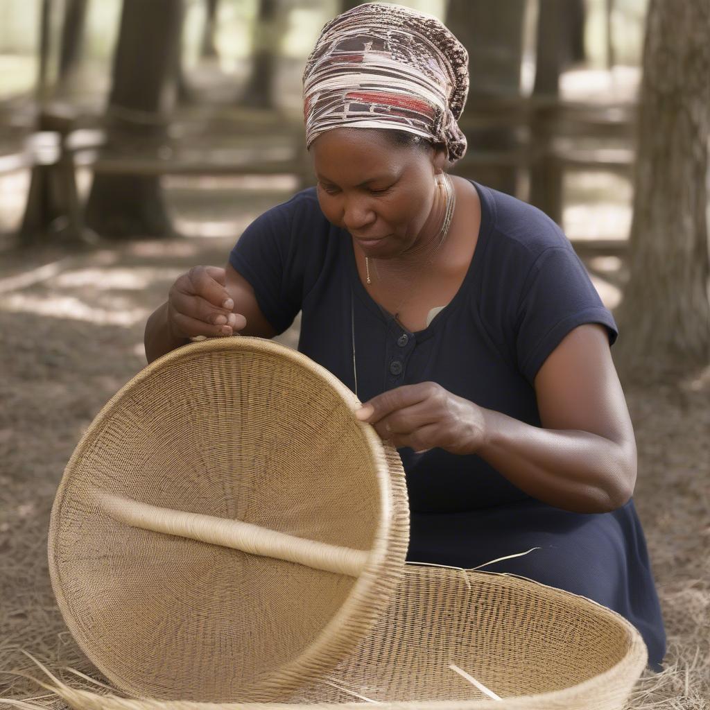 Sweetgrass Basket Weaving in the Gullah Geechee Tradition