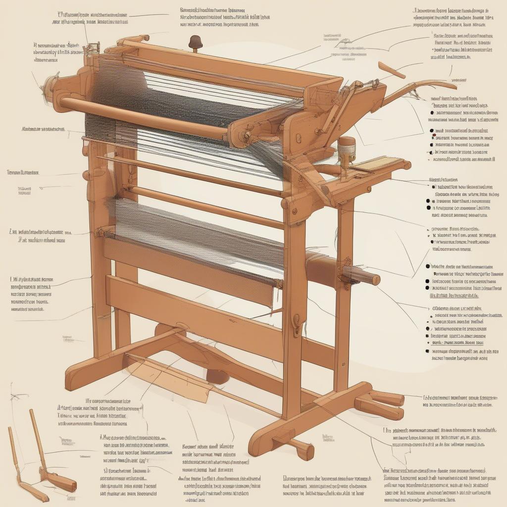 Parts of a Table Loom