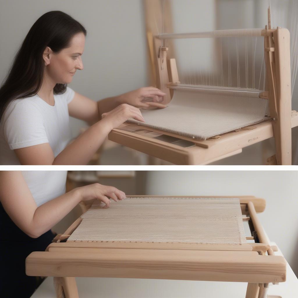 Benefits of using a table top weaving warp board