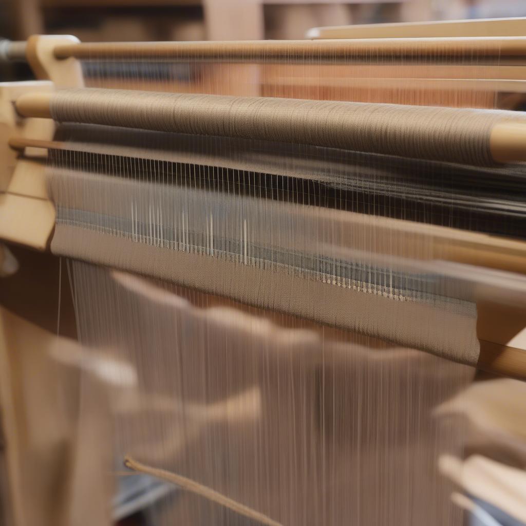 Table Weaving Loom Parts: Warp, Weft, Heddles, and Shuttle