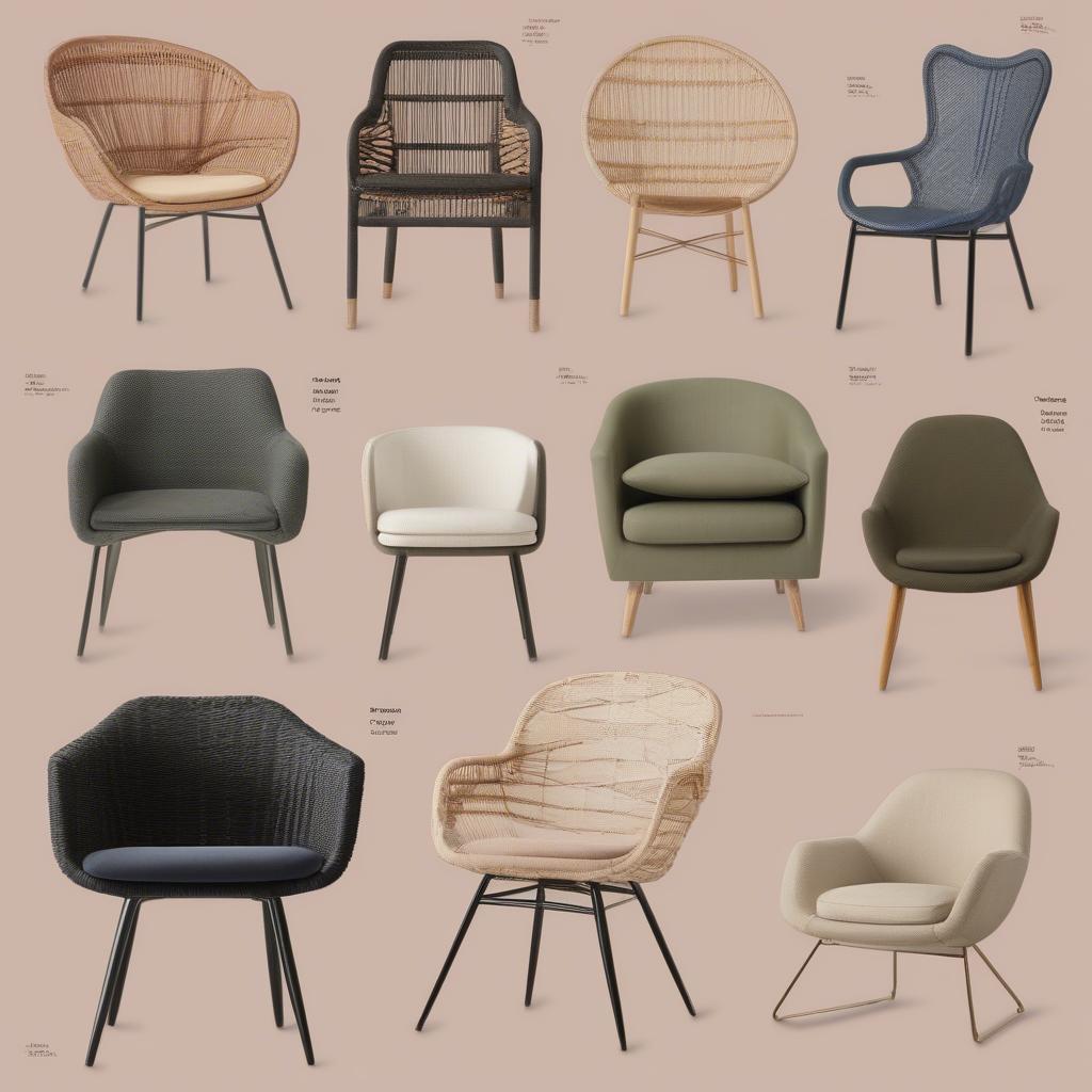 Target Affordable Weave Chairs