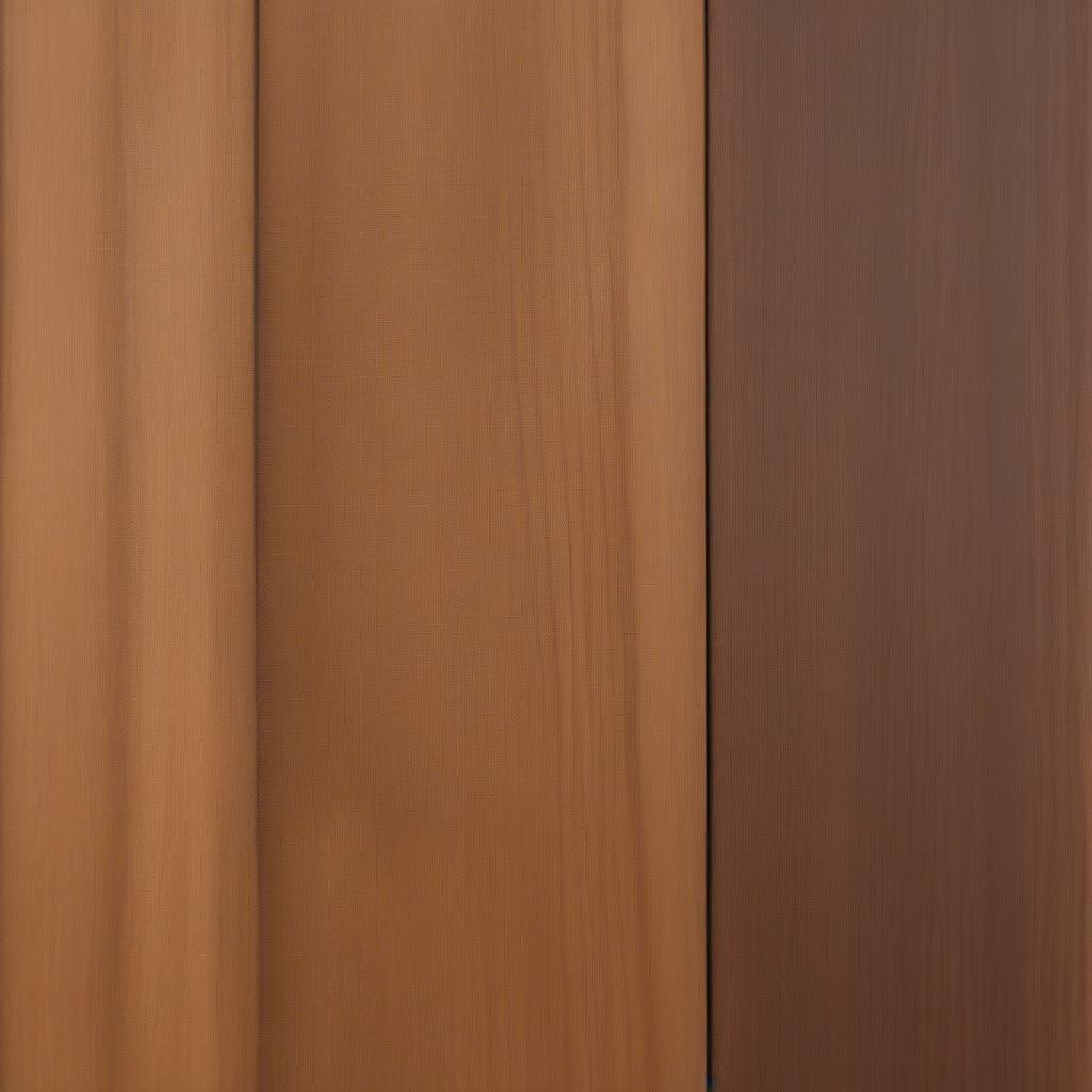 Close-up of Teak Wood Grain Showing its Rich Color and Natural Oils