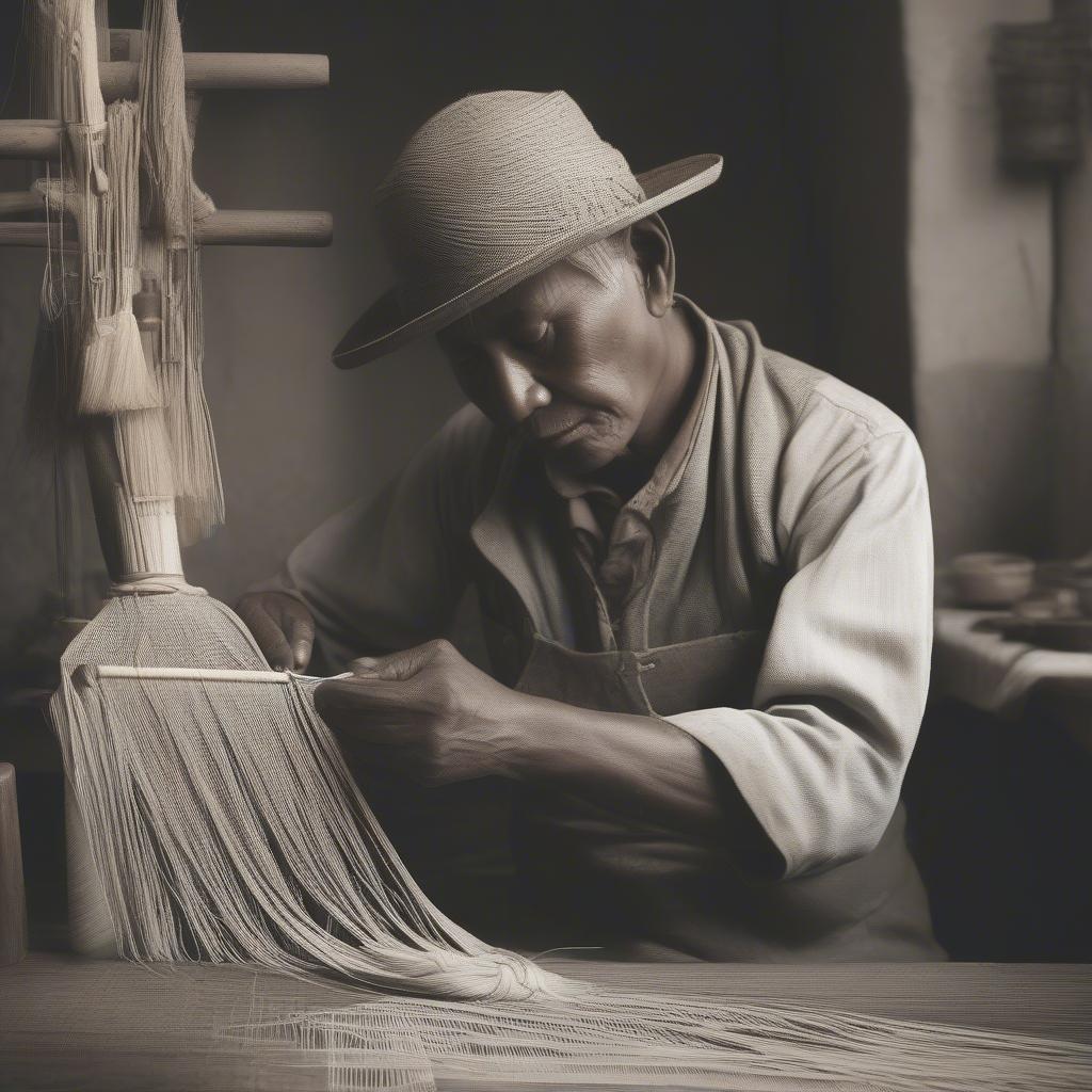 Traditional Weaver Hat Making Process