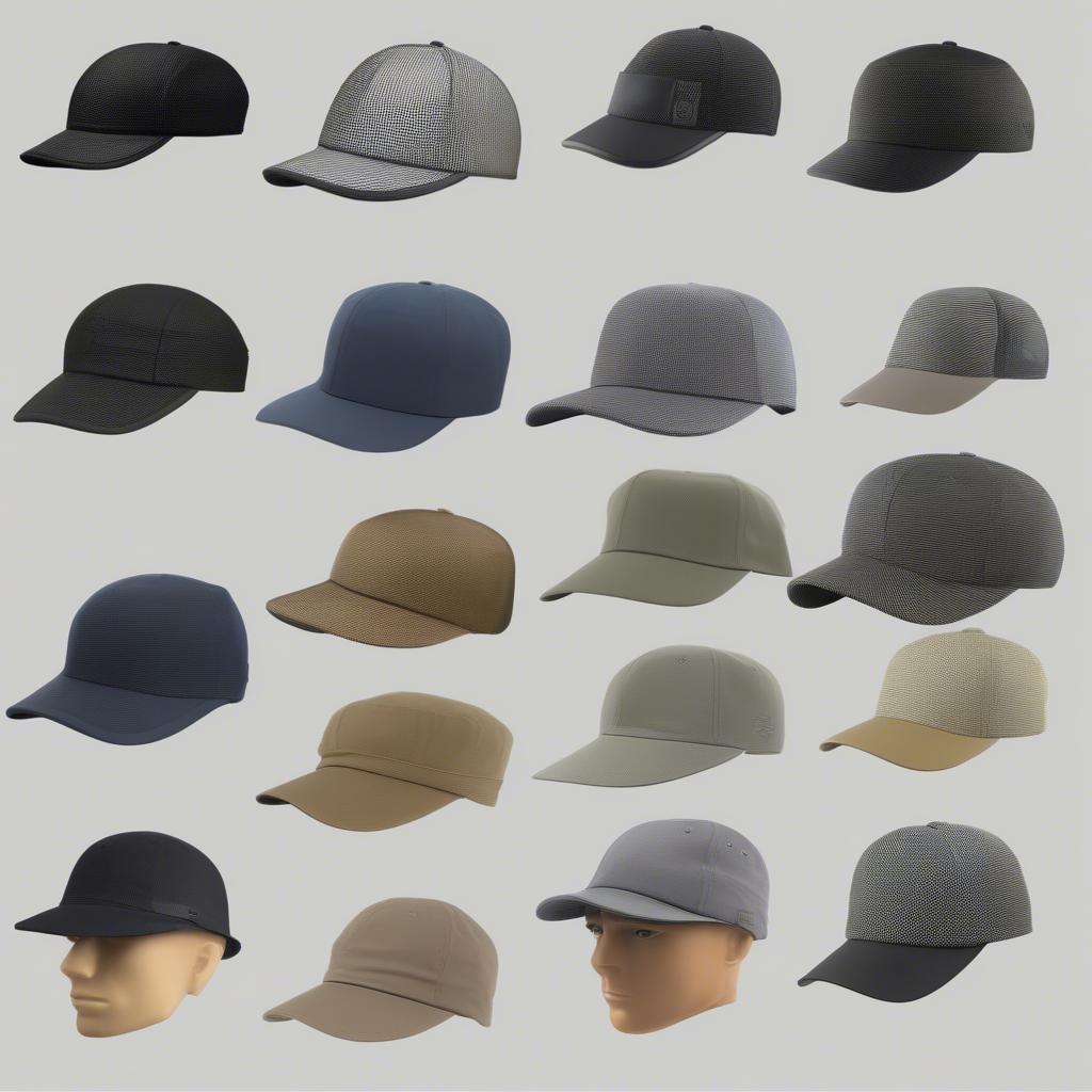 Different Styles of Ballistic Weave Hats