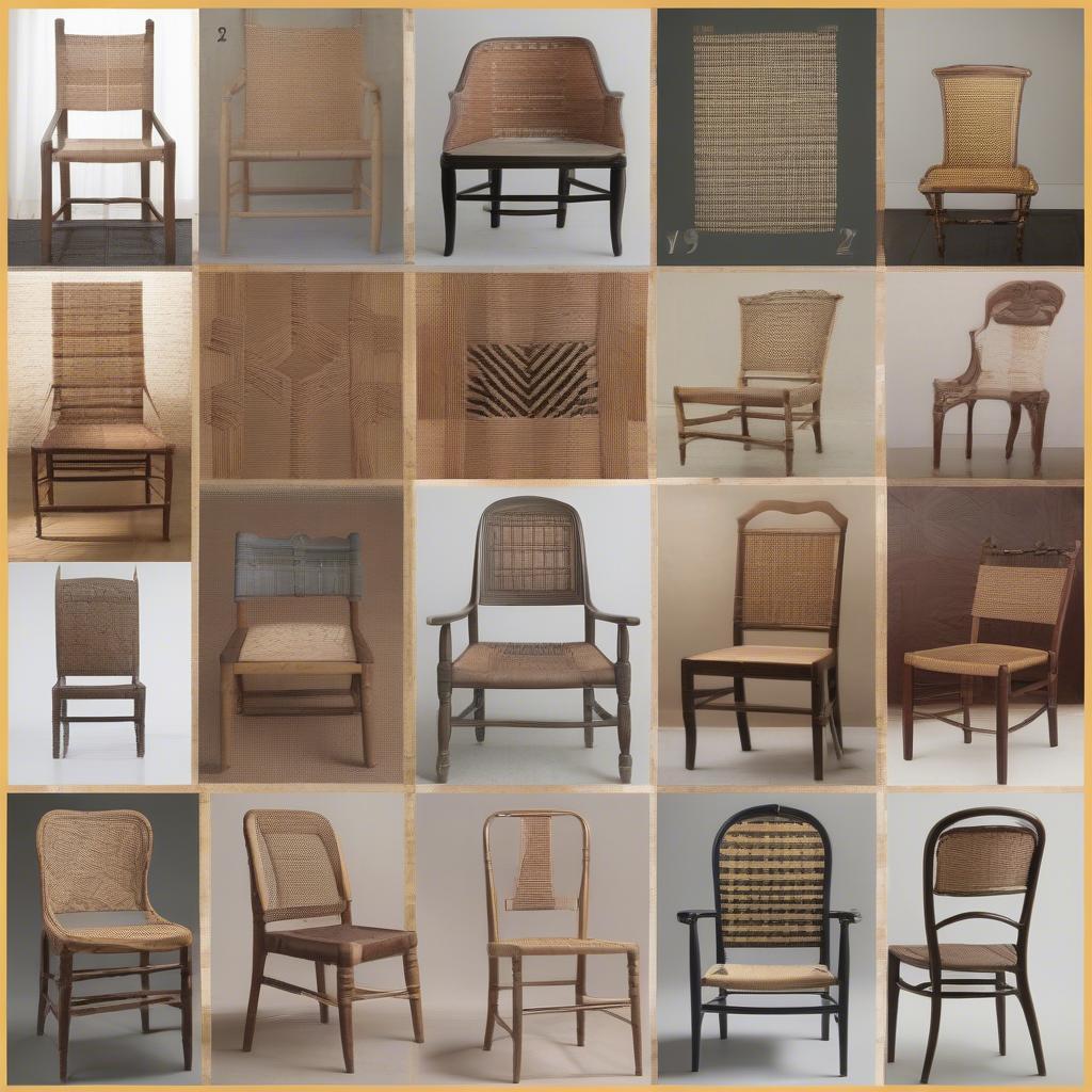 Different Chair Weaving Styles