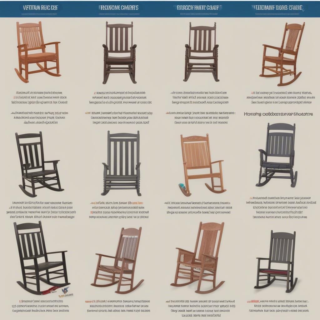 Comparison of Ventura Rocking Chair with Other Outdoor Rocking Chairs