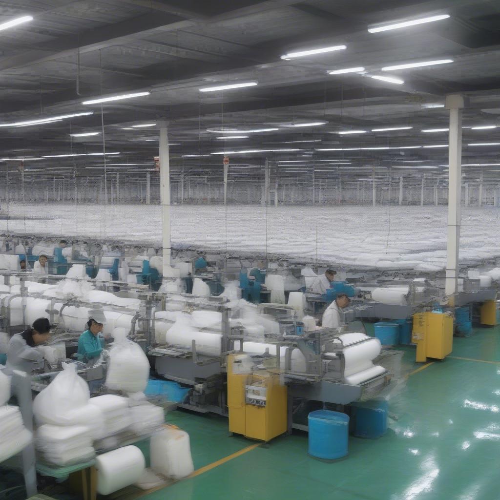 Modern PP Woven Bag Factory in Vietnam