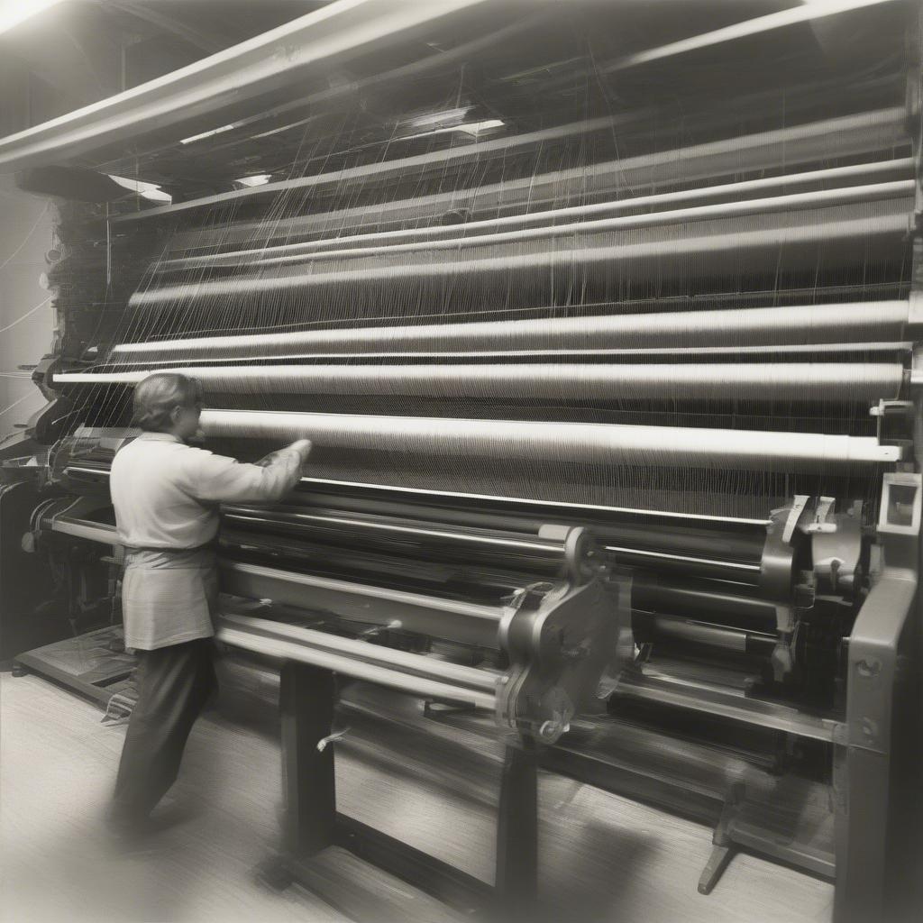 Warping a Table Top Weaving Machine