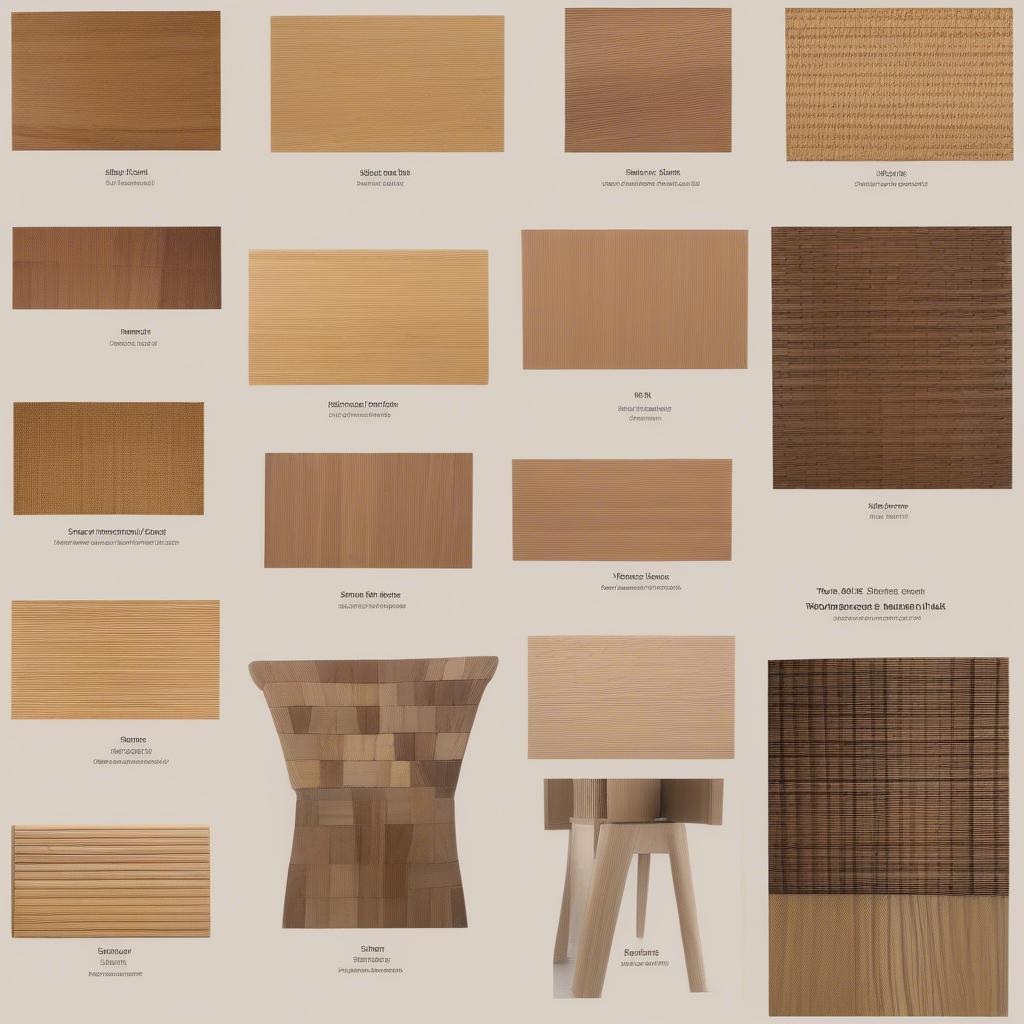 Different Types of Wood for Weave Chairs