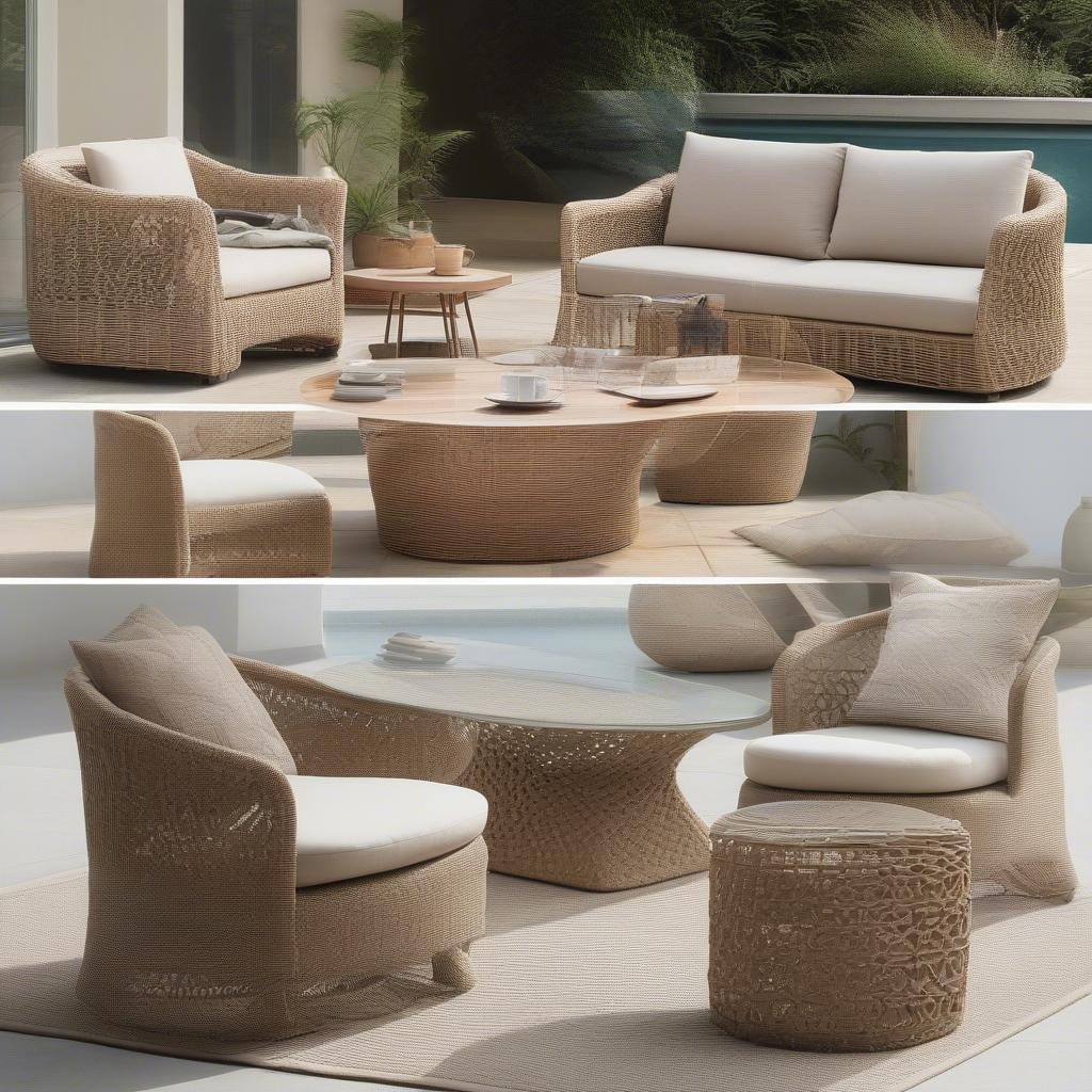 Different Styles of Weave Outdoor Coffee Tables