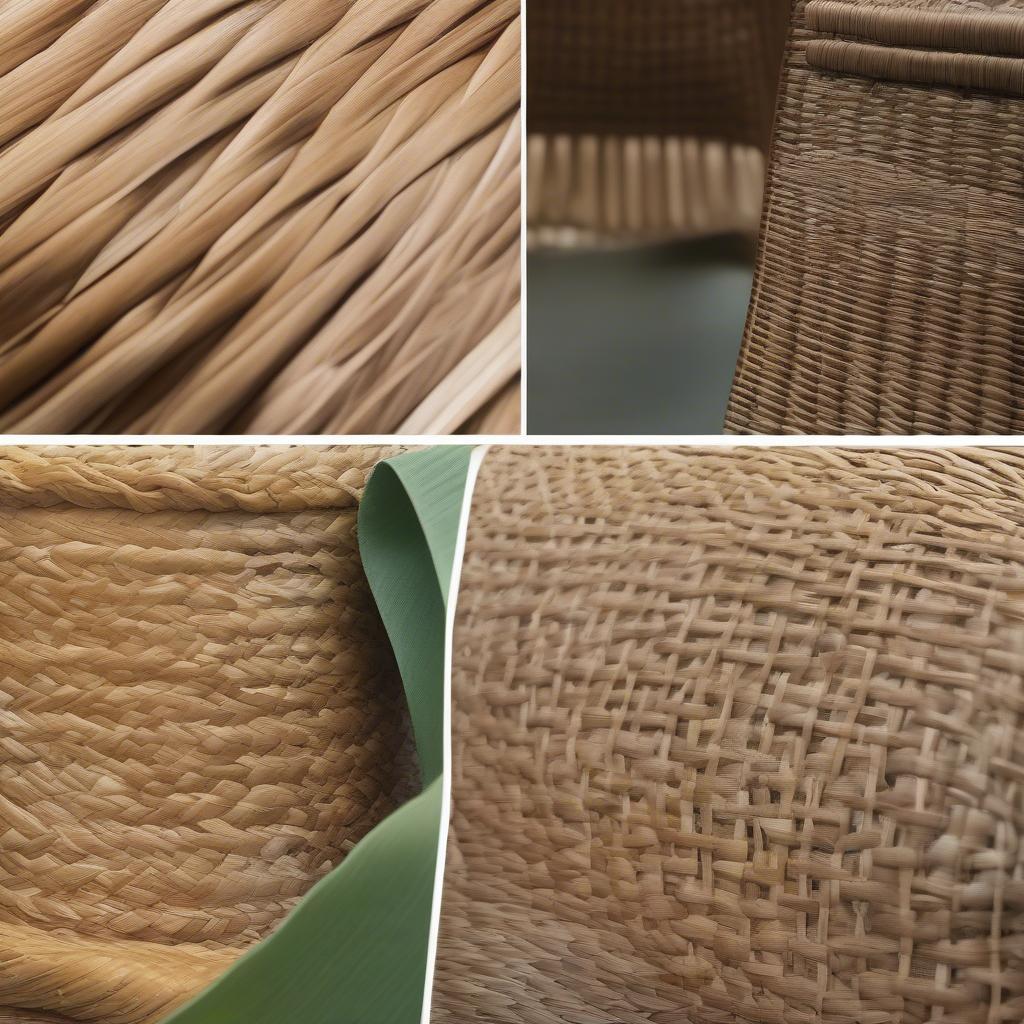 Weaved Chair Materials: Rattan, Wicker, Seagrass, and Banana Leaf