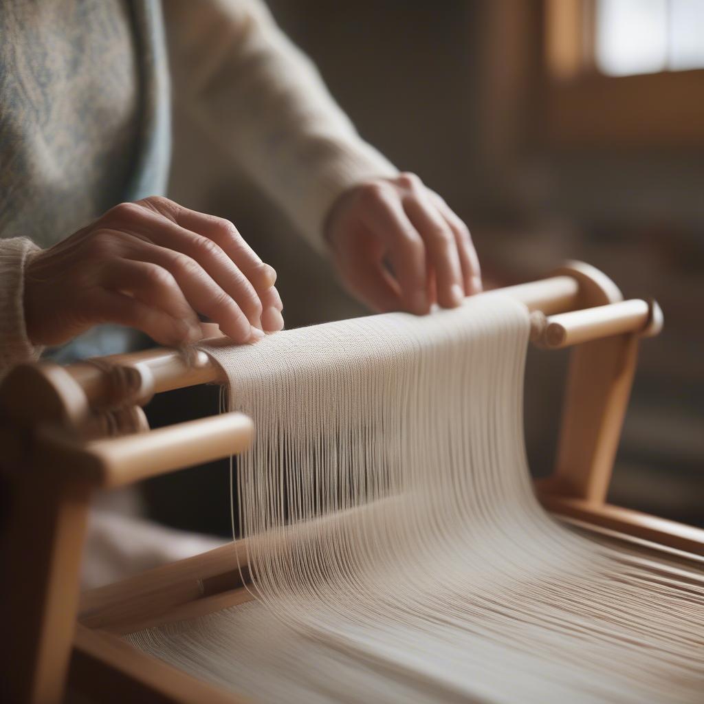 Weaving on a Table Loom