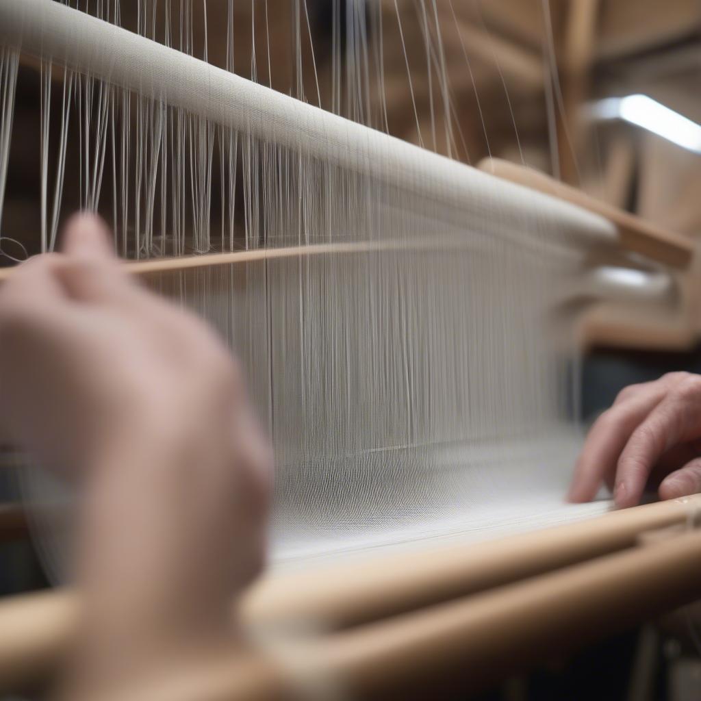 Weaving Plain Weave on a Table Loom