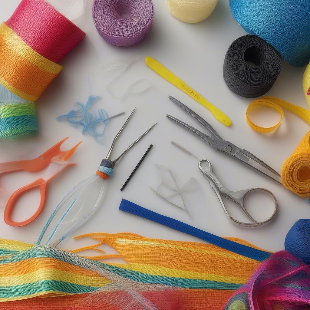 Essential Materials for Weaving Plastic Sun Hats