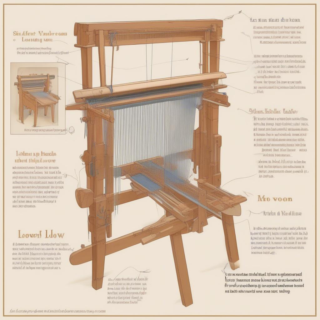 Setting up a Weaving Table Loom