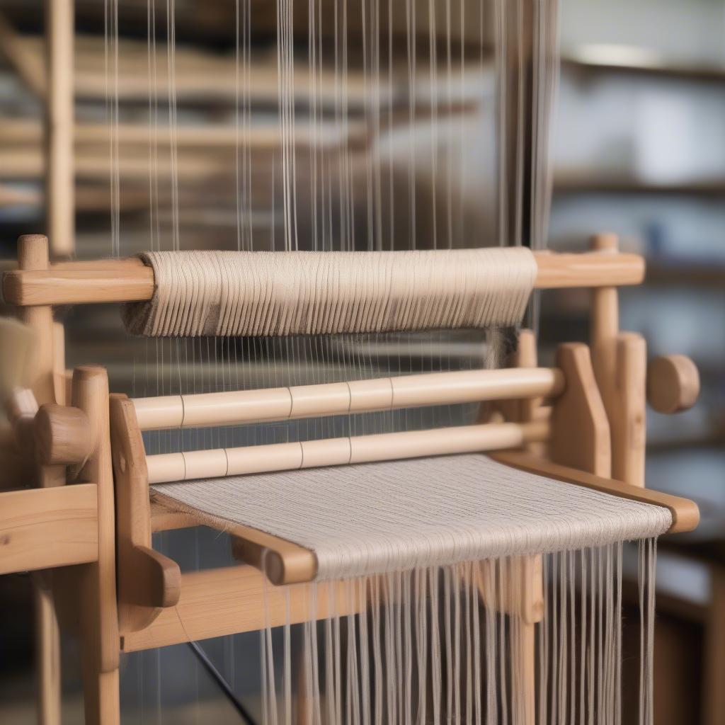 Weaving a table runner on a rigid heddle loom