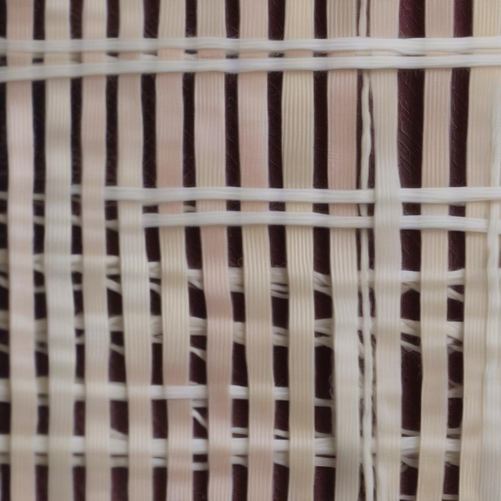 Different Weaving Techniques for a Fabric Chair