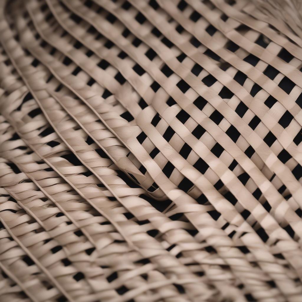 Weaving the Base of a Paper Basket