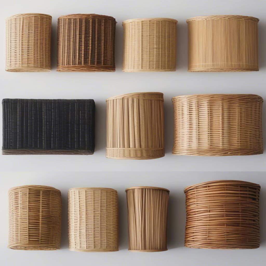 Different Types of Wicker Weaving Materials