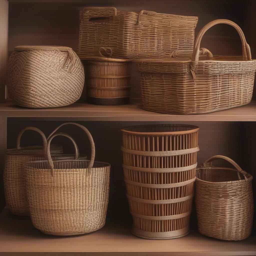 Wicker and Rattan Baskets in Indianapolis