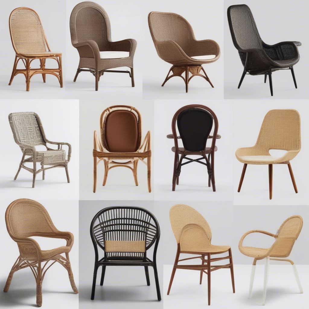 Wicker and rattan furniture options reminiscent of Dana Barrett's chair