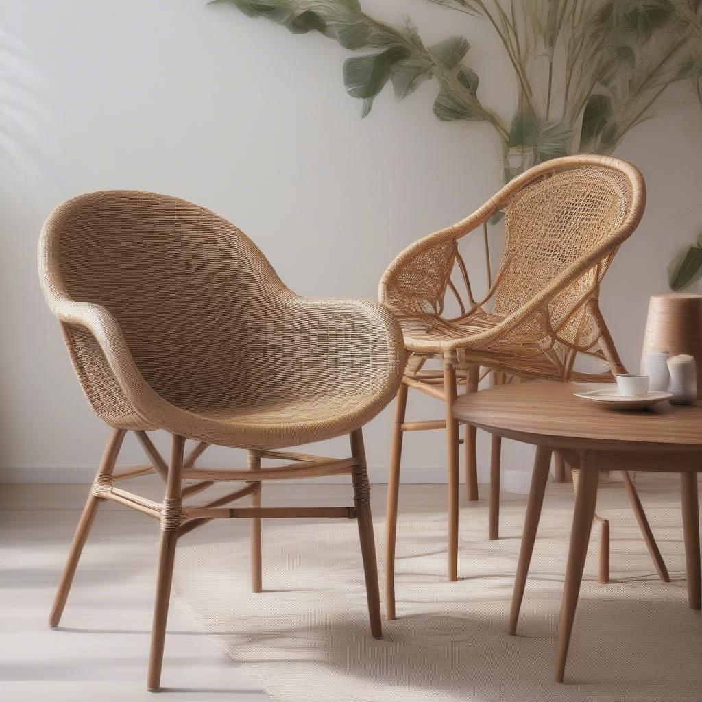 Comparing Wicker and Rattan Dining Chairs