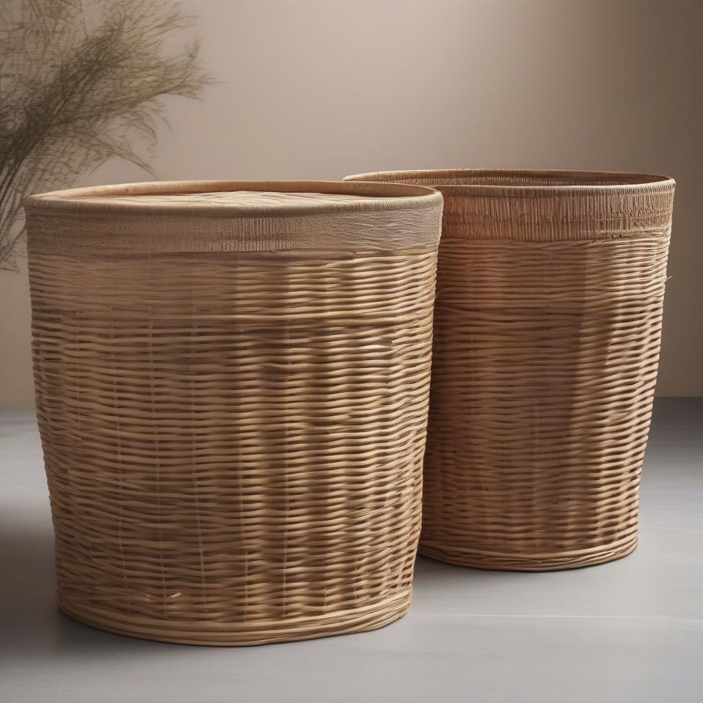 Wicker and Rattan Trash Cans: A Side-by-Side Comparison