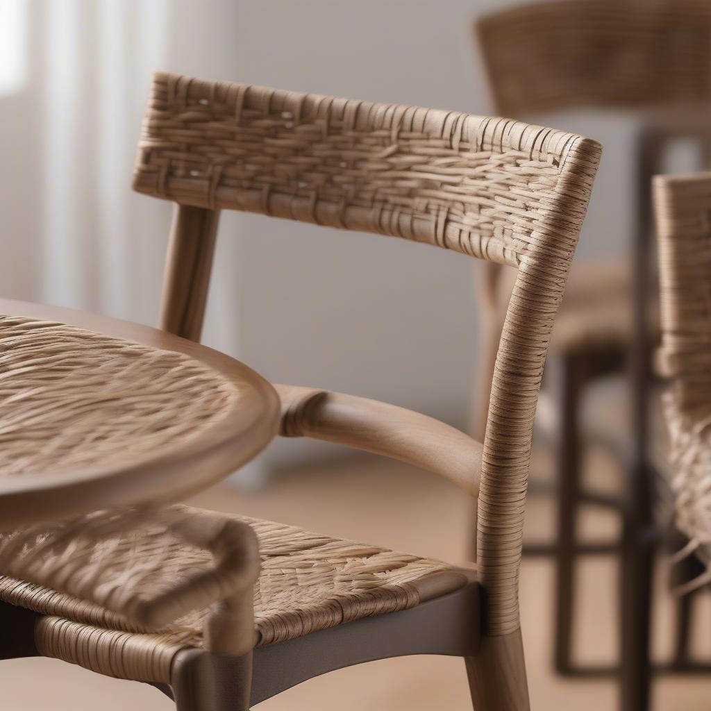 Different Wood Dining Chair Weave Styles