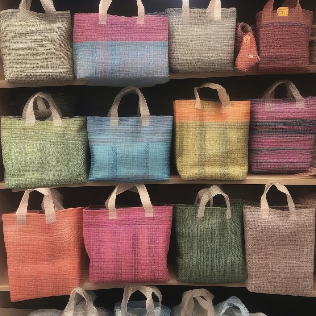 Variety of Woven Recycled Bopp Bags