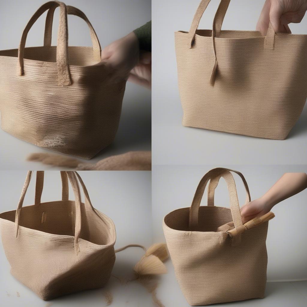 Caring for a Woven Tote Bag