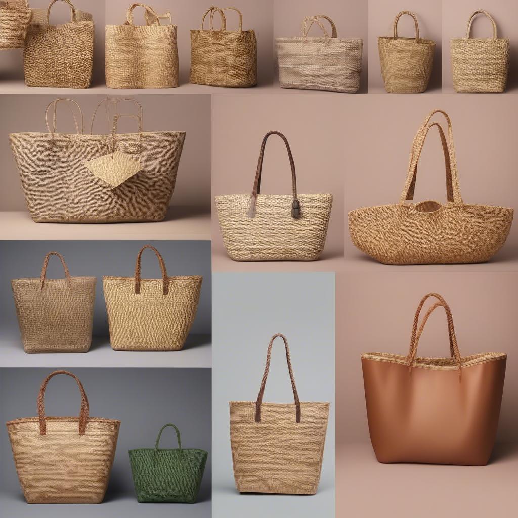 Variety of Woven Tote Bags in Singapore