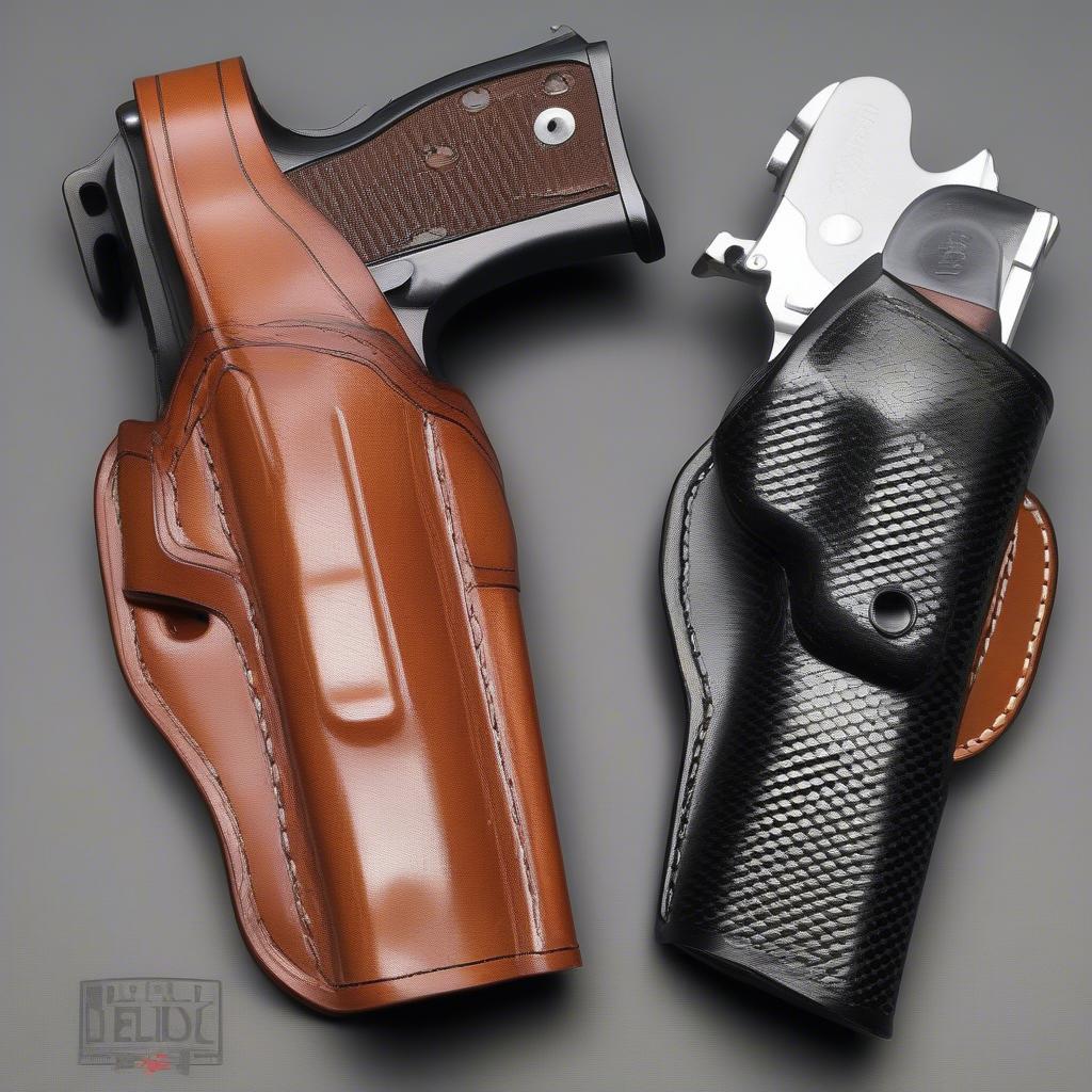 Comparison of IWB and OWB 1911 Basket Weave Holsters