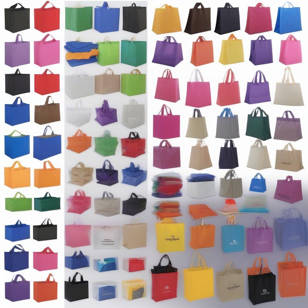 Variety of 20 GSM Non Woven Carry Bags