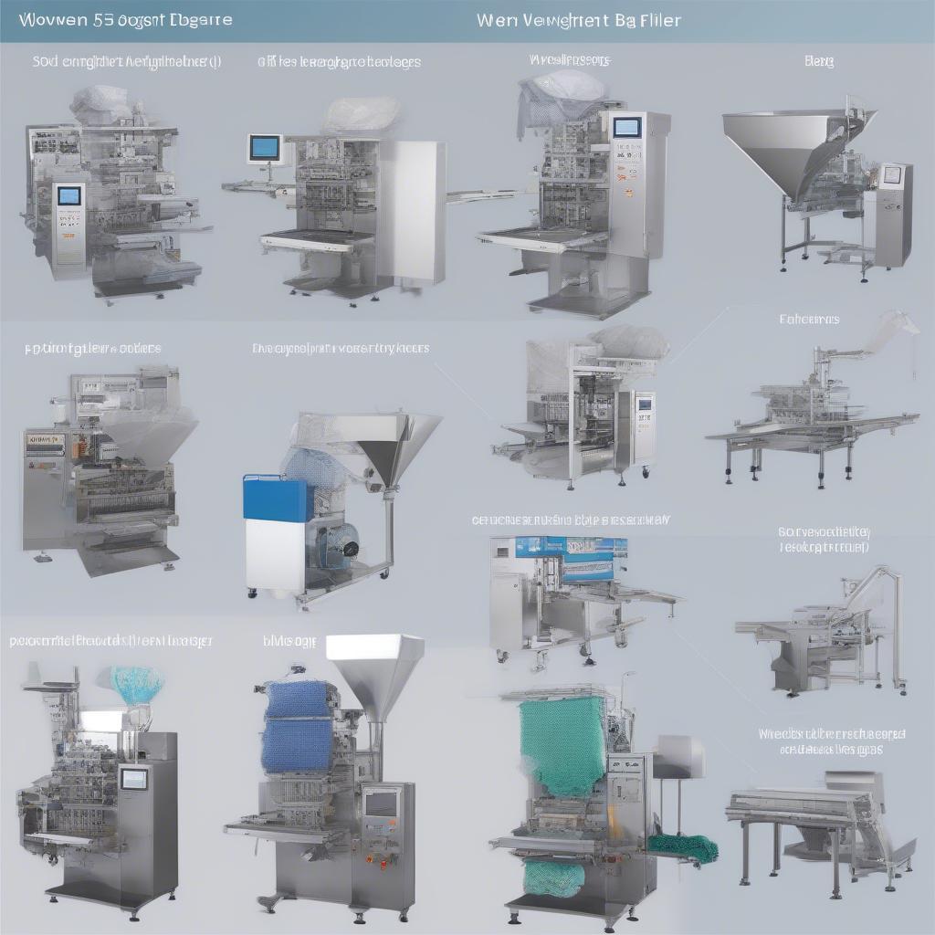 Types of 50kg Woven Bag Packing Machines